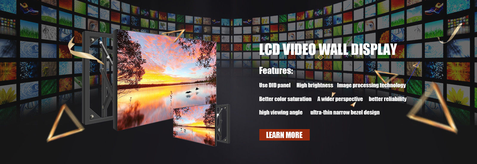 lcd videomuurvertoning