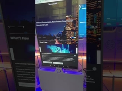 86 inch OLED Holographic Display 3d lcd koelkast splicing transparant led scherm voor reclame